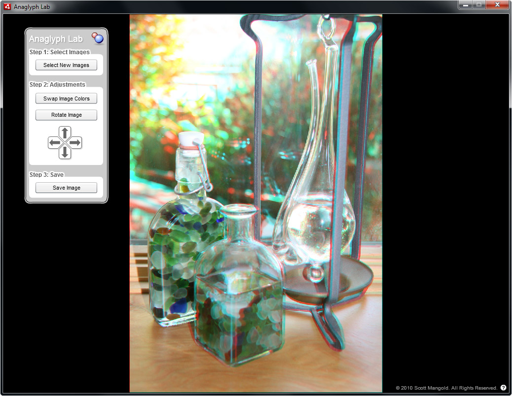 Anaglyph Lab screenshot Anaglyph Lab screenshot